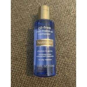 Neutrogena Oil-Free Eye Makeup Remover, 3.8 fl oz, Blue